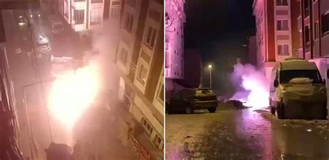 İ­s­t­a­n­b­u­l­­d­a­ ­Y­e­r­a­l­t­ı­ ­K­a­b­l­o­l­a­r­ı­ ­A­l­e­v­ ­A­l­a­r­a­k­ ­P­a­t­l­a­d­ı­:­ ­M­a­h­a­l­l­e­ ­S­a­k­i­n­l­e­r­i­ ­S­o­k­a­ğ­a­ ­D­ö­k­ü­l­d­ü­